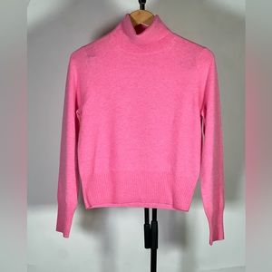 JCrew Cashmere shrunken turtleneck sweater